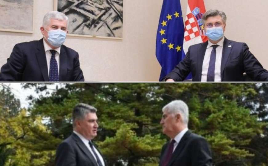 Čović sa Plenkovićem i Milanovićem: Poznato šta vrh Hrvatske traži u BiH